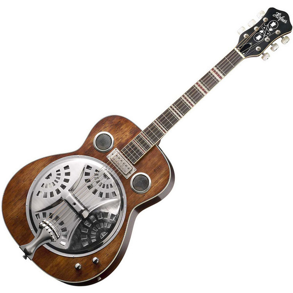 Hofner HCT Resonator Guitar, Vintage Natural