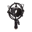 Shock Mount for Condenser Microphones by Gear4music, Black