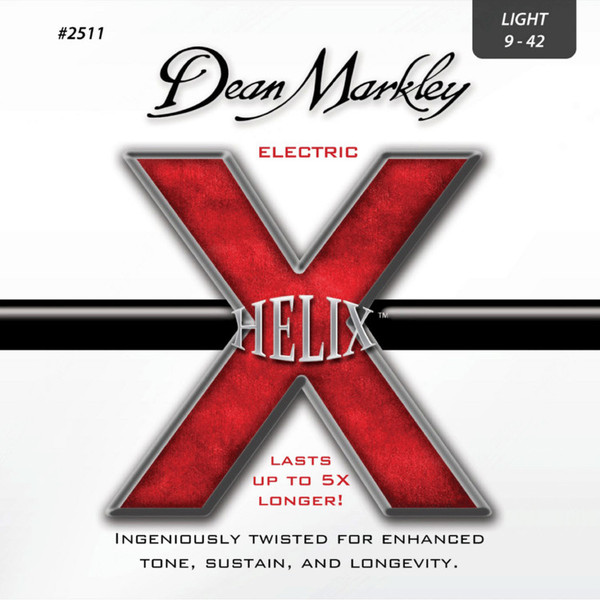 Dean Markley Light Helix Electric Guitar Strings, 9-42