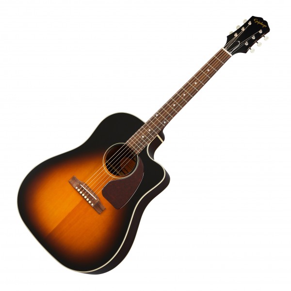 Epiphone AJ-220SCE Electro-Acoustic Guitar, Vintage Sunburst