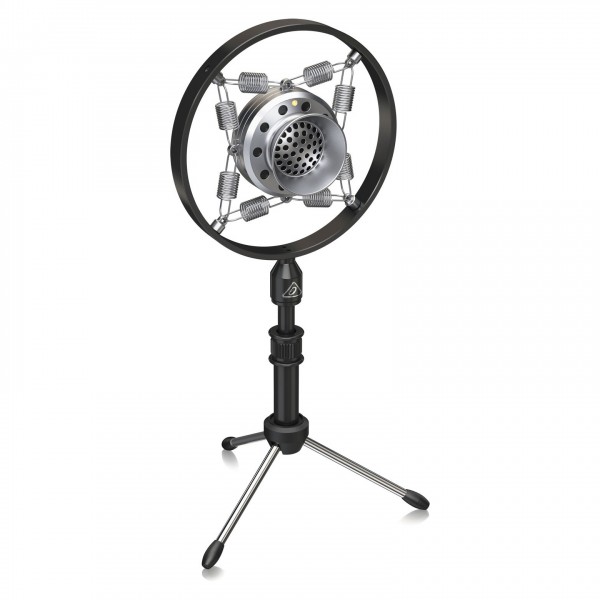 Behringer BV635 Vintage Spring Mount USB Microphone - left