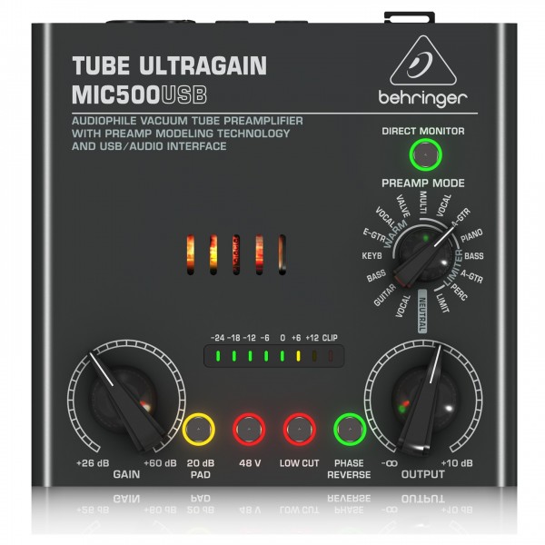 Behringer MIC500USB Ultragain Preamp