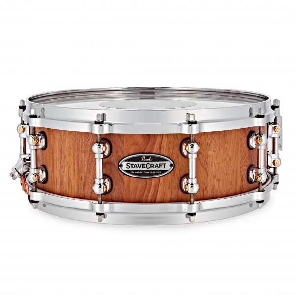 Pearl Stavecraft 14" x 5" Makha Snare Drum, Satin Natural