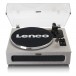 Turntable Lenco LS-440 s reproduktormi, sivý