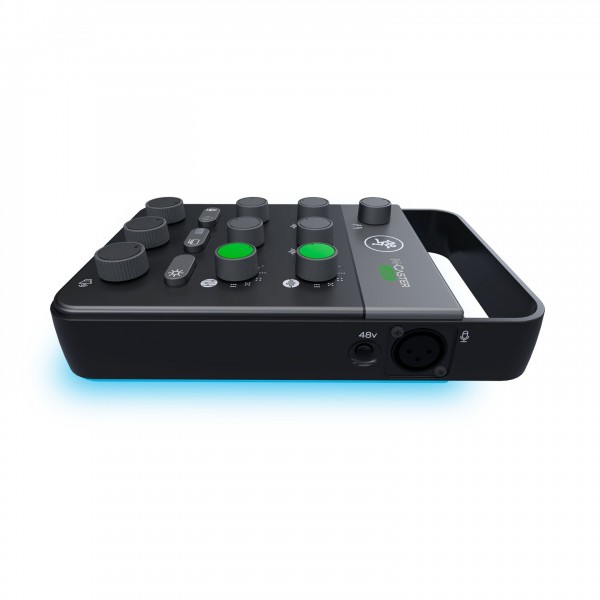 Mackie M.Caster Live Portable Live Streaming Mixer, Black - side