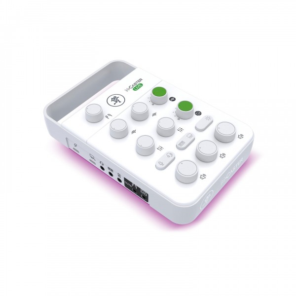 Mackie M.Caster Live Portable Live Streaming Mixer, White - tilt
