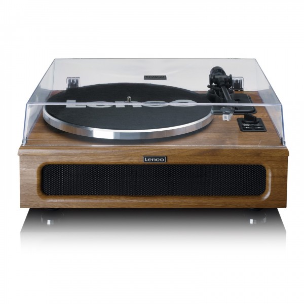 LS410 Bluetooth Turntable, Walnut - Front Closed