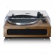 LS410 Bluetooth Turntable, Walnut - Front Closed