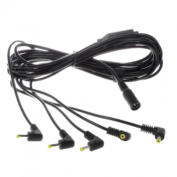 MyVolts 5-way power splitter cable for Korg Volca, black