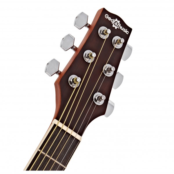 Roundback Electro Acoustic Guitar + 15W Amp Pack, Natural