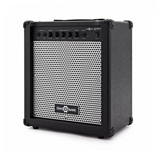 Electro Acoustic Fretless Bass Guitar + 35W Amp Pack