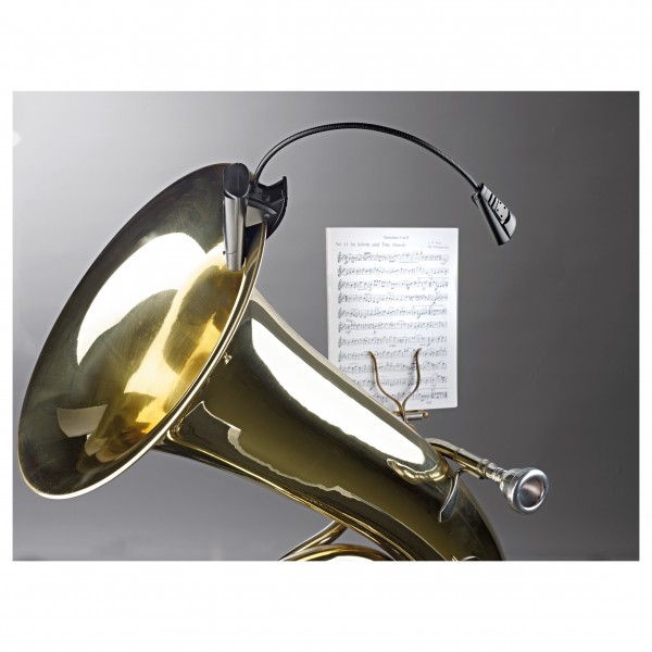 K&M 12241 Music Stand Flexlight, Single LED