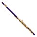 Elkhart 100FLE Student Flute, Purple with Gold Lacquer Keywork