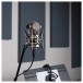 Blue Mouse Kick Drum Condenser Microphone - Lifestyle on mic stand