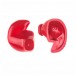 Doc's Proplug Vented bez smyczy Large, Red