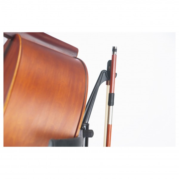 K&M Double Bass Stand, Black (Bass Not Included)