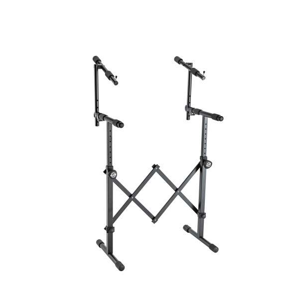 K&M 18826 Equipment Stand, Black (Stackers Not Included)