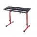 K&M 18810 Omega Keyboard Table, Red (Genos Not Included)