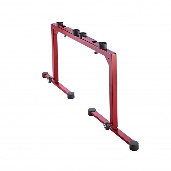 K&M Omega Keyboard Table, Ruby Red