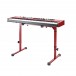 K&M Omega Keyboard Table, Ruby Red