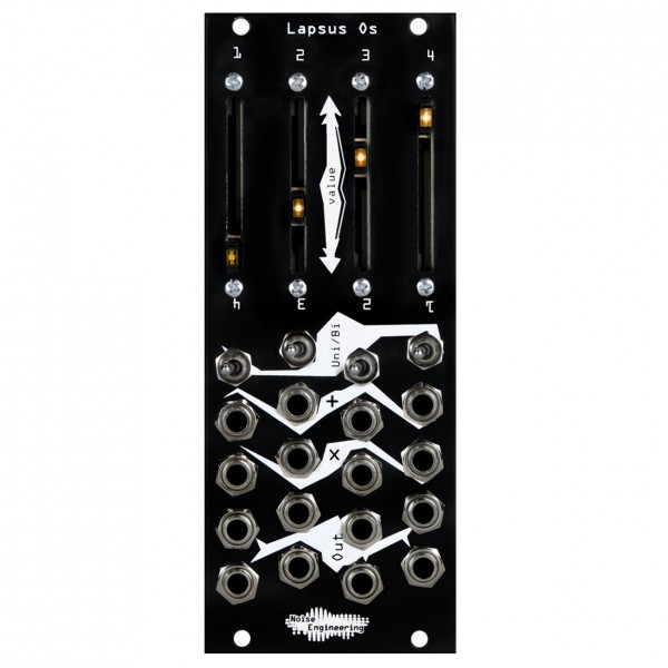 Noise Engineering Lapsus 0s (8HP), Black - Front