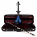 Bridge Lyra Electric Violin, Black and Blue