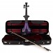 Bridge Lyra Electric Violin, Black and Purple