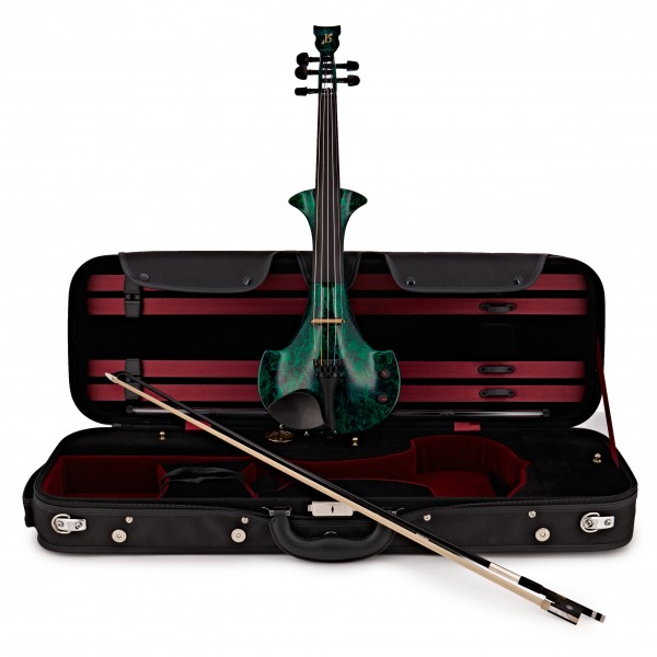 Bridge Lyra Electric Violin, Marble Green