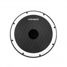 Ahead 14" S-Hoop Marching Pad with Snare Sound (Black Carbon Fiber)