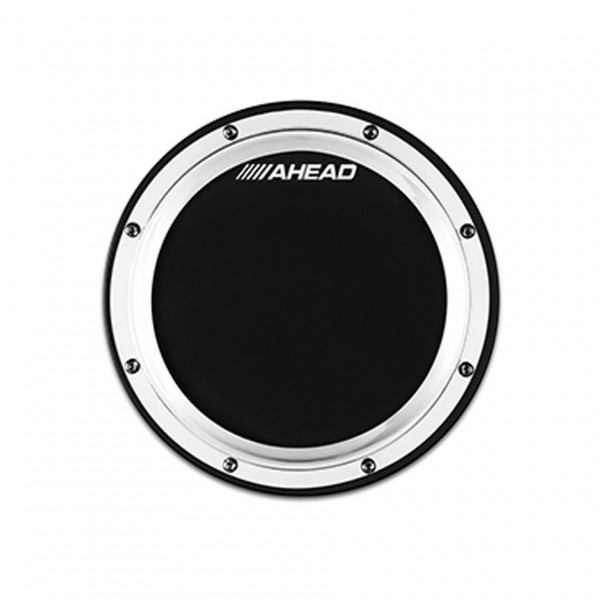 Ahead 10" S-Hoop Practice Pad with Snare Sound - Chrome Hoop