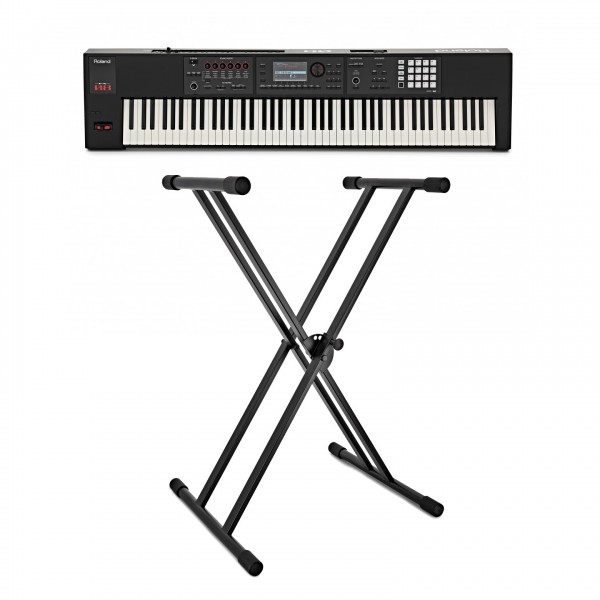 Roland FA-08 88 Key Music Workstation with X-Frame Stand - Full Bundle