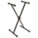 Quiklok T6 Single Braced Single Tier Keyboard Stand - Full