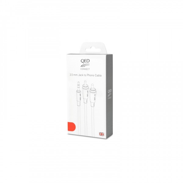 QED Connect 3.5mm Jack-Phono 0.75m Box