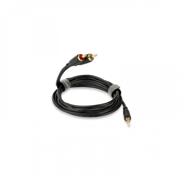 QED Connect 3.5mm Jack-Phono 3m Wrapped