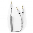 MyVolts Candycord Minijack - 2 x Stereo Minijack, 30cm - Powder Grey