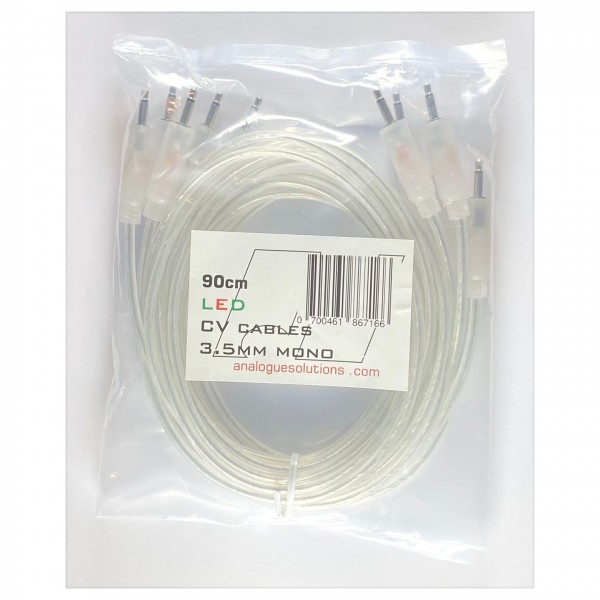 Analogue Solutions LED CV Cables, 5 Pack (90cm)