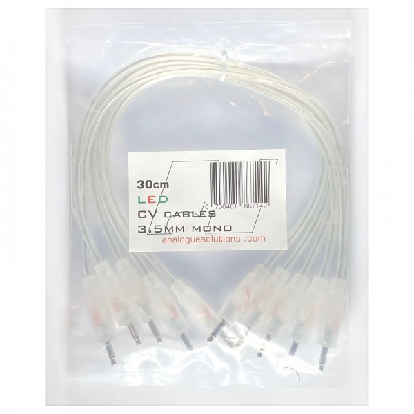 Analogue Solutions LED CV Cables, 5 Pack (30cm)