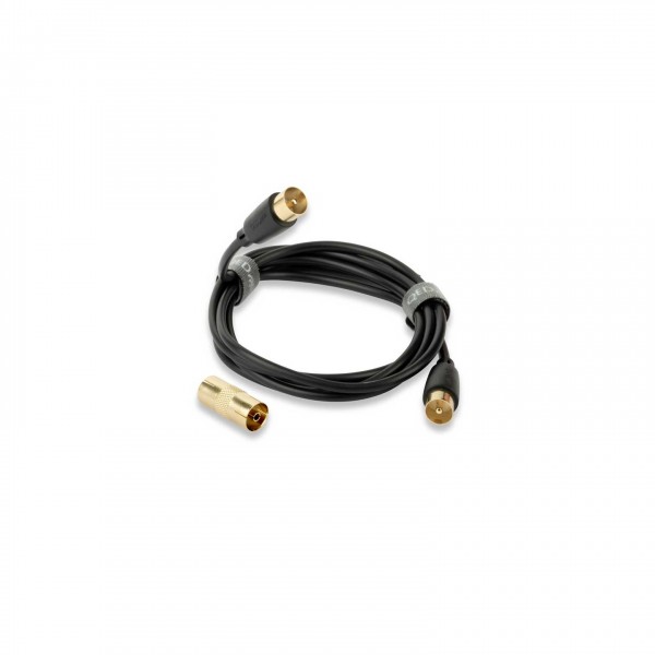 QED Connect Aerial (& Adaptor), 3m Wrapped
