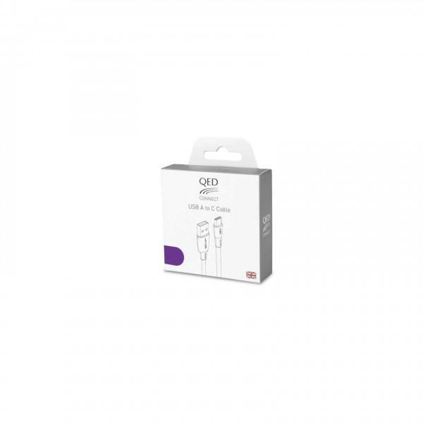 QED Connect USB C(M)-A(M), 0.75m Box