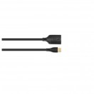QED Connect USB C(M)-A(F), 0.15m