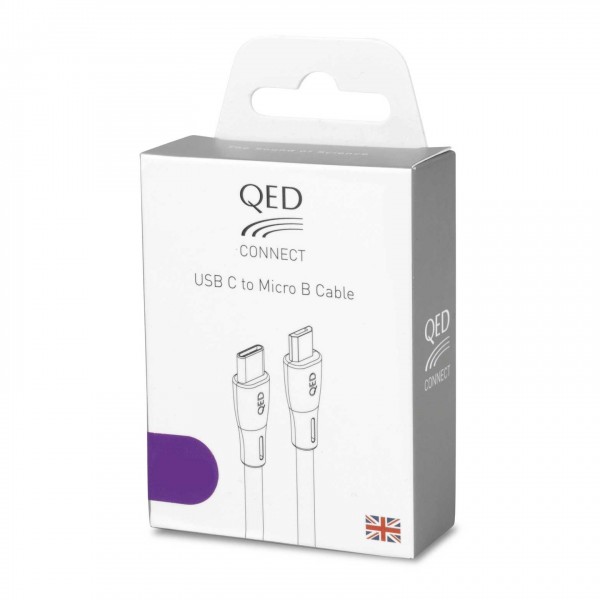 QED Connect USB C(M)-MicroB(M), at