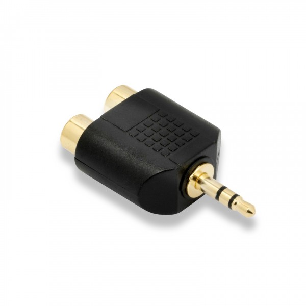 QED Connect Phono-3.5mm Jack Adapter angle