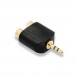 QED Connect Phono-3.5mm Jack Adapter angle
