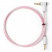 MyVolts Candycord Straight-Angled 3.5mm Cable, 70cm, Marshmallow Pink