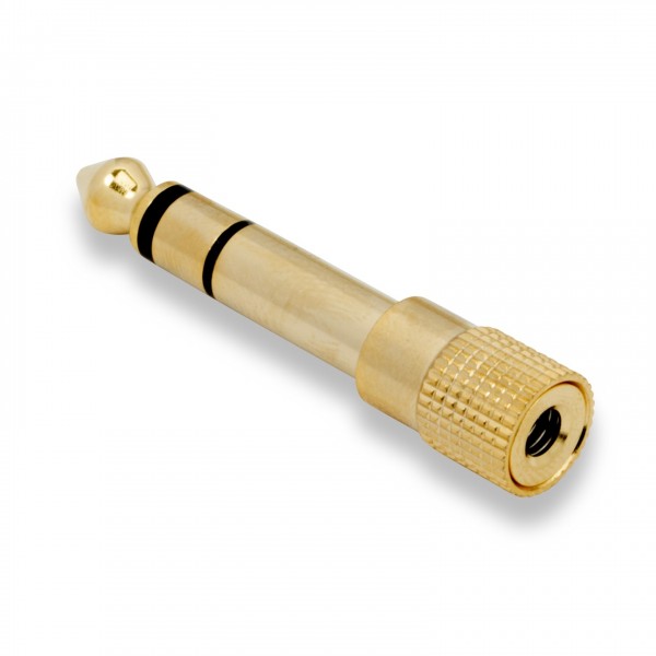 QED Connect Jack 3.5mm - 6.35mm Adapter Angle