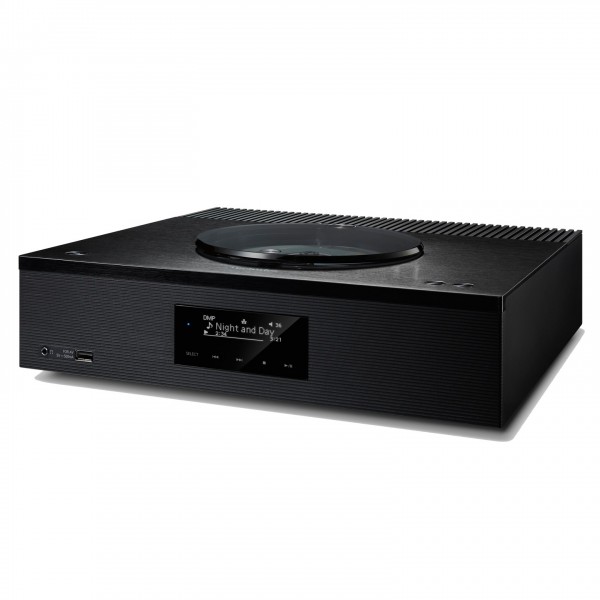 Technics SA-C600 Black Network CD Receiver Angle