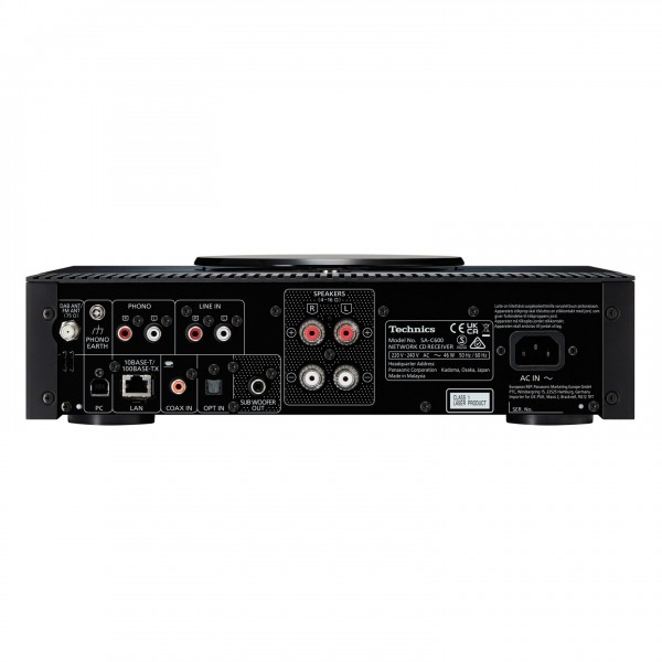 Technics SA-C600 Silver Network CD Receiver Rear