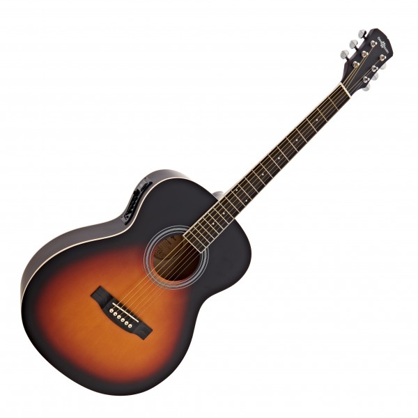 Concert Electro-Acoustic Guitar by Gear4music, Vintage Sunburst