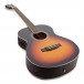 Concert Electro-Acoustic Guitar by Gear4music, Vintage Sunburst