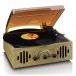 Lenco TT-41OK Turntable with Radio, Bluetooth and Speakers - Open side